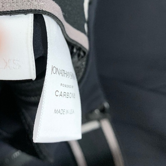 Jonathan Simkhai Carbon38 Crop Flare Leg Pants High Rise Waist Black Size XS - Picture 14 of 16